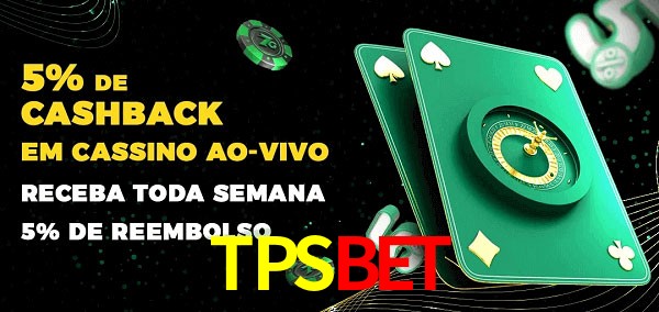Promoções do cassino ao Vivo TPSBET